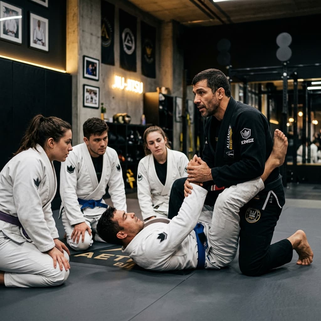 Тренировка в Lions Team BJJ