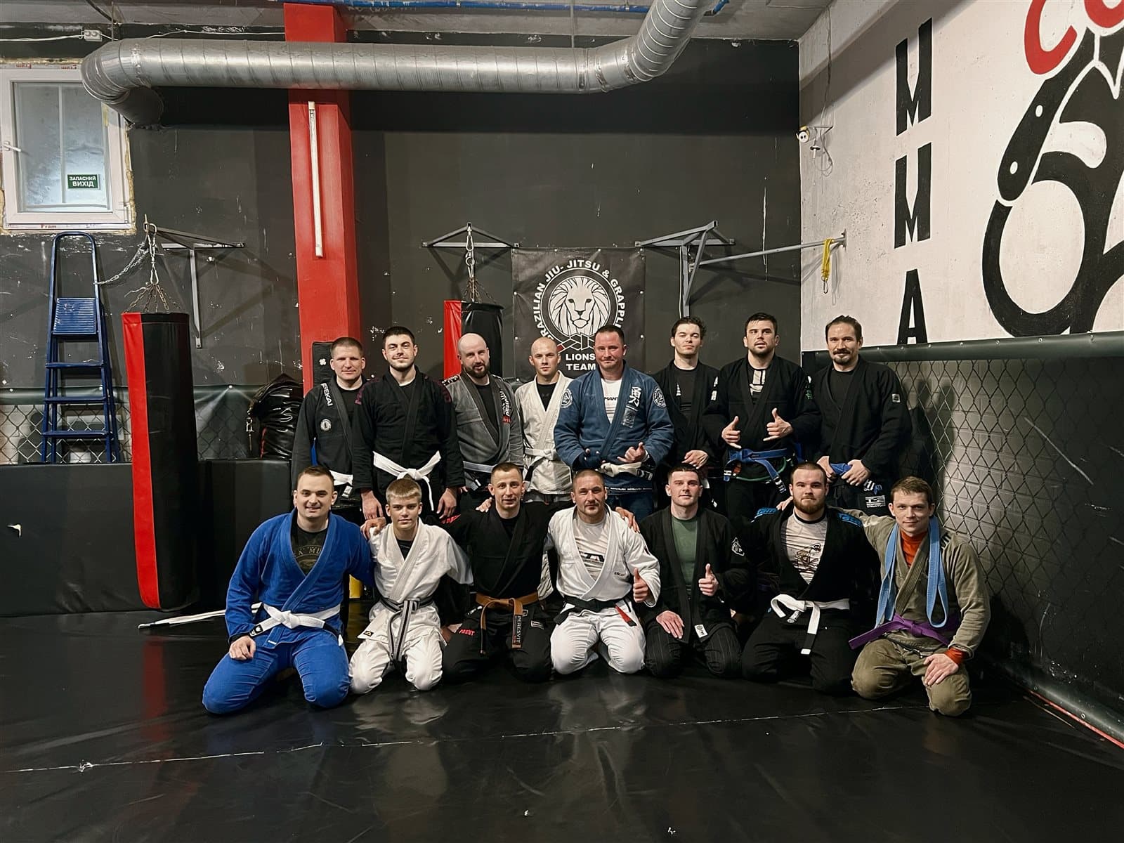 Команда Lions Team після тренування